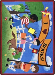 Joy Carpets Kid Essentials Library Day Multi